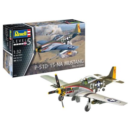 Revell 03838 North American P-51D Mustang (Late Version) Plastic Kit