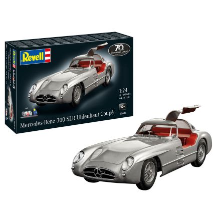 Revell 05633 Mercedes Benz 300 SLR 70th Anniversary Plastic Kit Gift Set