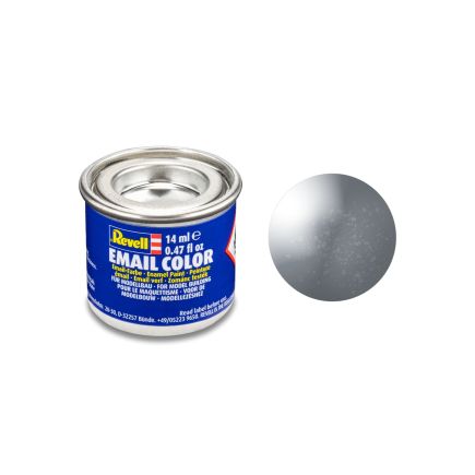 Revell 32191 No.91 Metallic Steel Enamel Paint 14ml Tin