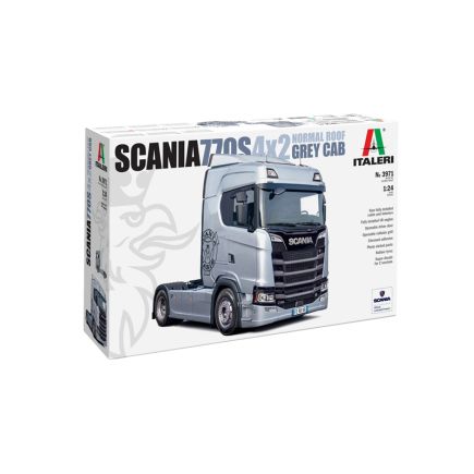 Italeri 3971 Scania S770 4x2 Normal Roof Grey Cab Plastic Kit