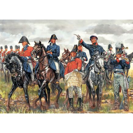 Italeri 6065 British & Prussian General Staff Napoleonic Wars Plastic Kit