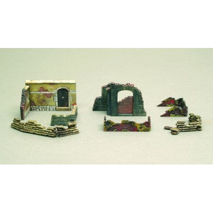 Italeri 6090 Walls and Ruins Pack 2 Plastic Kit