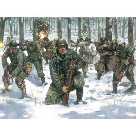 Italeri 6133 World War 2 US Infantry Winter Uniform Plastic Kit
