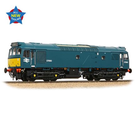 Bachmann 32-333 OO Gauge Class 25/3 D7660 BR Blue Small Yellow Panels