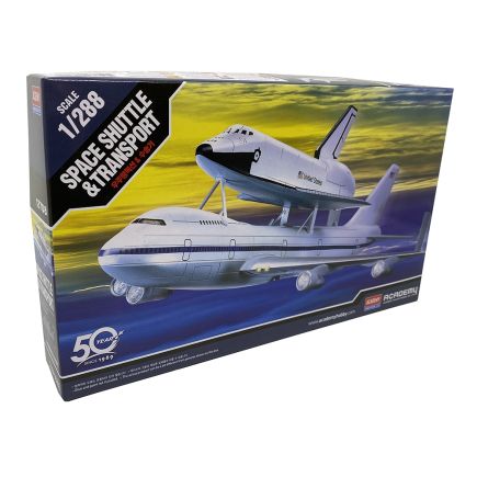 Academy 12708 Space Shuttle & 747 Plastic Kit