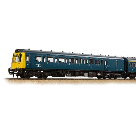 Bachmann 35-504 OO Gauge Class 117 3 Car DMU L412 BR Blue