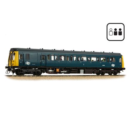 Bachmann 35-529PF OO Gauge Class 121 Railcar W55033 BR Blue Passengers Fitted