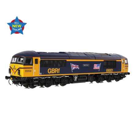 Bachmann 35-776 OO Gauge Class 69 69001 'Mayflower' GBRf UK & US Flags