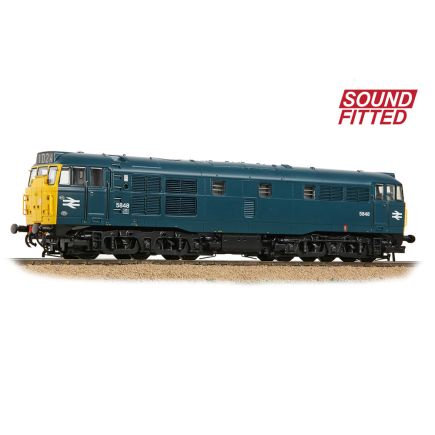 Bachmann 35-803ASF OO Gauge Class 31 5848 BR Blue DCC Sound Fitted
