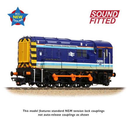 Bachmann 35-910SF OO Gauge Class 08 Shunter 08761 BR Provincial DCC Sound Fitted