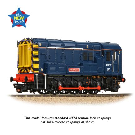 Bachmann 35-915 OO Gauge Class 08 Shunter 08617 'Steve Purser' BR Blue