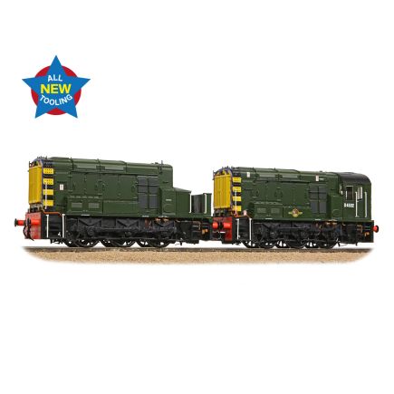 Bachmann 35-945 OO Gauge Class 13 Shunter D4502 BR Green With Wasp Stripes