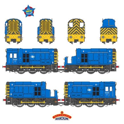 Bachmann 35-946 OO Gauge Class 13 Shunter 13003 BR Blue