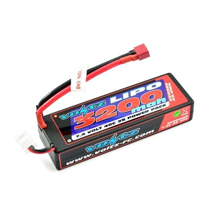 Voltz VZ0305 3200mAh 2s 7.4v 40C Hardcase LiPo Stick Pack Battery