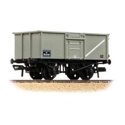 Bachmann 37-227C OO Gauge BR 16 Ton Steel Mineral Wagon Top Flap Doors BR Grey B42759