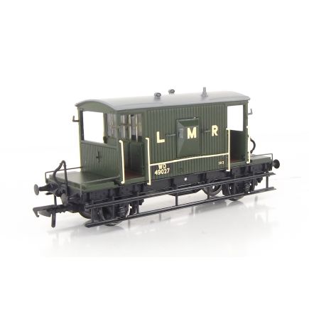 Bachmann 37-537X-SH OO Gauge BR 20 Ton Brake Van LMR Green Invicta Model Rail Exclusive