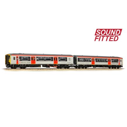 Bachmann 371-339SF  N Gauge Class 150/2 2 Car DMU 150213 Transport for Wales DCC Sound Fitted