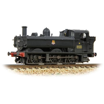 Graham Farish 371-986C N Gauge GW 64XX Pannier Tank 6413 BR Black Early Crest Weathered