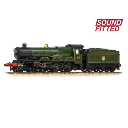 Graham Farish 372-031ASF N Gauge GW Castle 4-6-0 5015 'Kingswear Castle' BR Green Early Crest DCC Sound Fitted