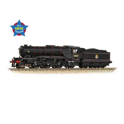 Graham Farish 372-612 N Gauge LNER V2 60845 BR Lined Black Early Crest