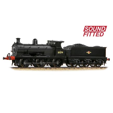 Graham Farish 372-778SF N Gauge SECR C Class 31579 BR Black Late Crest DCC Sound Fitted