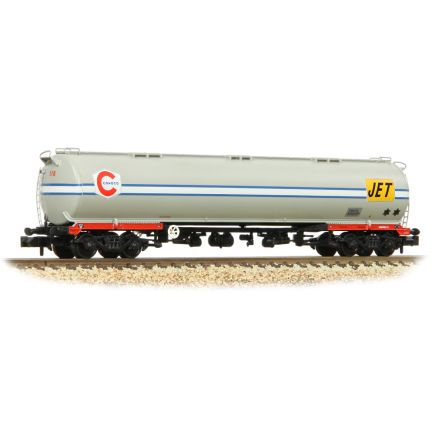 Graham Farish 373-563 N Gauge BR 102 Ton TEA Bogie Tank Wagon Conoco/Jet Grey 116