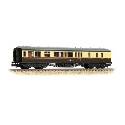 Graham Farish 374-511B N Gauge GW Hawksworth Brake Third Corridor Coach GW Chocolate And Cream 846