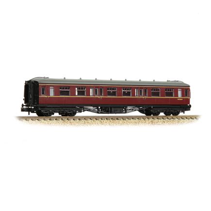 Graham Farish 374-537A N Gauge GW Hawksworth Second Corridor Coach BR Maroon W792W