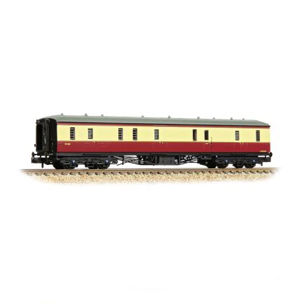 Graham Farish 374-585A N Gauge GW Hawksworth Full Brake Coach BR Crimson And Cream W305