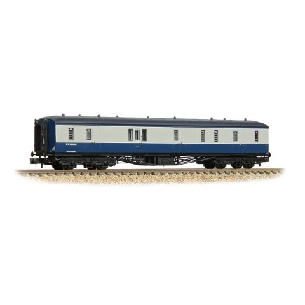 Graham Farish 374-589 N Gauge GW Hawksworth Full Brake Coach BR Departmental Blue And Grey DW150354