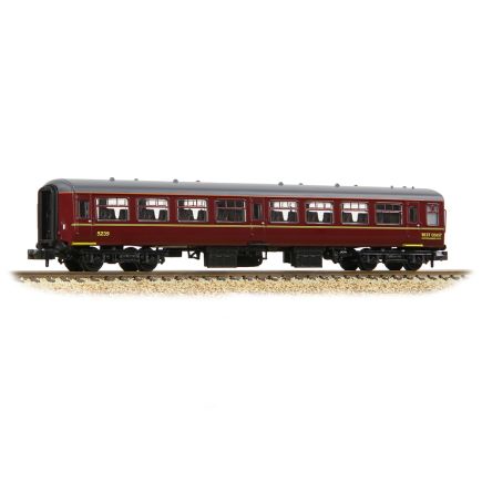 Graham Farish 374-715 N Gauge BR MK2A TSO Tourist Second Open WCRC Maroon