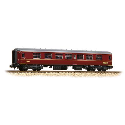 Graham Farish 374-954 N Gauge BR MK2A FK First Corridor WCRC Maroon