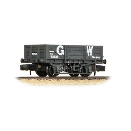 Graham Farish 377-475B N Gauge 5 Plank China Clay Wagon GWR Grey 92822