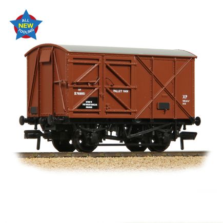 Bachmann 38-950 OO Gauge BR 12 Ton Palvan Pallet Van BR Bauxite Early B769951