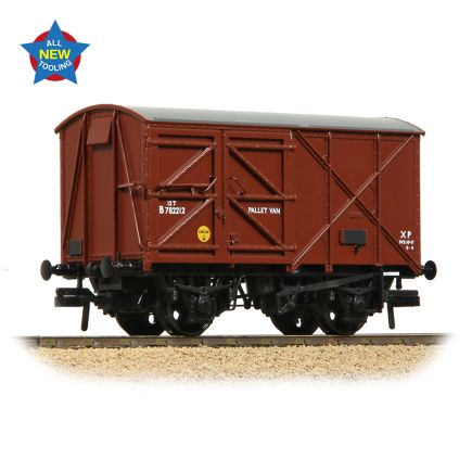 Bachmann 38-952 OO Gauge BR 12 Ton Palvan Pallet Van BR Bauxite Late B782212