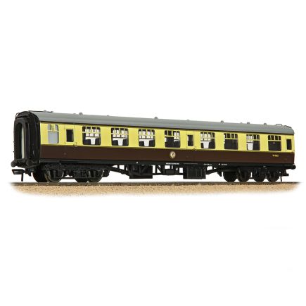 Bachmann 39-054D OO Gauge BR Mk1 TSO Tourist Second Open Coach BR (WR) Chocolate And Cream W3802