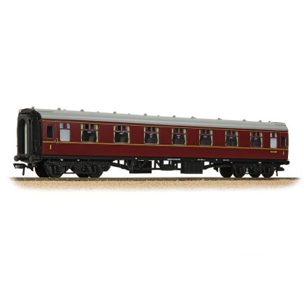 Bachmann 39-151G OO Gauge BR Mk1 FK First Corridor Coach BR Maroon SC13249