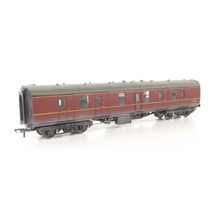 Bachmann 39-176F-SH OO Gauge BR Mk1 BG Full Brake BR Maroon W81266 Weathered