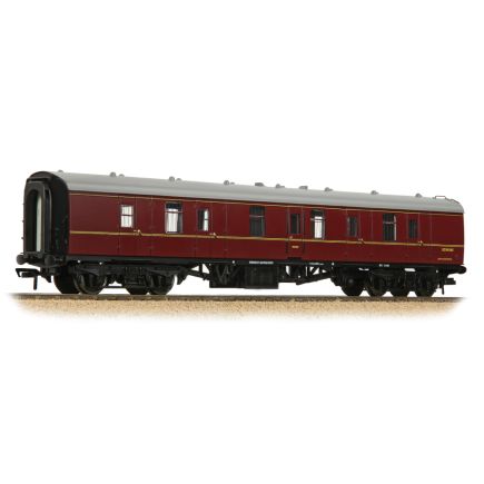 Bachmann 39-176G OO Gauge BR Mk1 BG Brake Gangwayed Coach BR Maroon SC84362