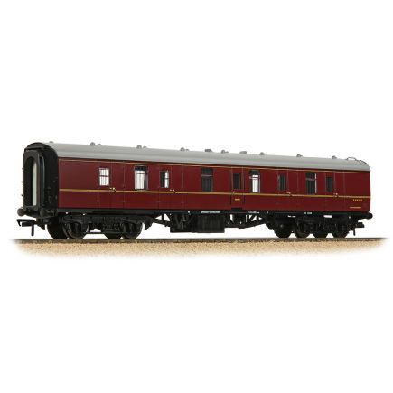 Bachmann 39-176H OO Gauge BR Mk1 BG Brake Gangwayed Coach BR Maroon E84370