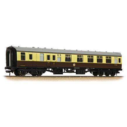 Bachmann 39-229D OO Gauge BR Mk1 BCK Brake Composite Corridor Coach BR (WR) Chocolate And Cream W21168