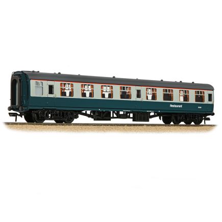 Bachmann 39-255 OO Gauge BR Mk1 RUO Restaurant Unclassified Open Coach BR Blue And Grey E1036