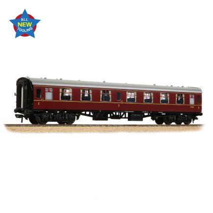 Bachmann 39-826A OO Gauge BR MK1 FO First Open BR Maroon E3123