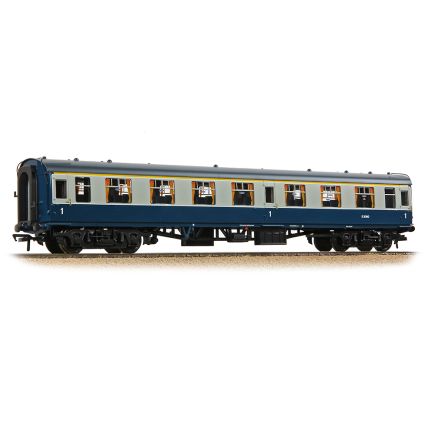 Bachmann 39-828A OO Gauge BR MK1 FO First Open Coach BR Blue And Grey