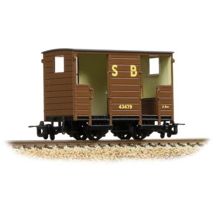 Bachmann 393-101A OO Gauge RNAD Open End Brake Van Statfold Barn Railway Brown