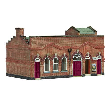 Graham Farish 42-0067R N Gauge March Station Facilities and Stores Red