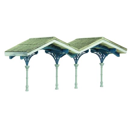 Graham Farish 42-0068B N Gauge March Station Canopy Blue