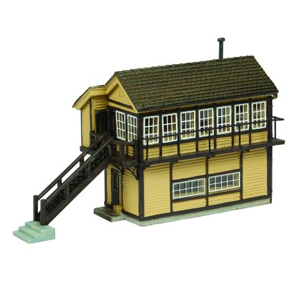 Graham Farish 42-0074 N Gauge Wroxham Signal Box Brown And Cream