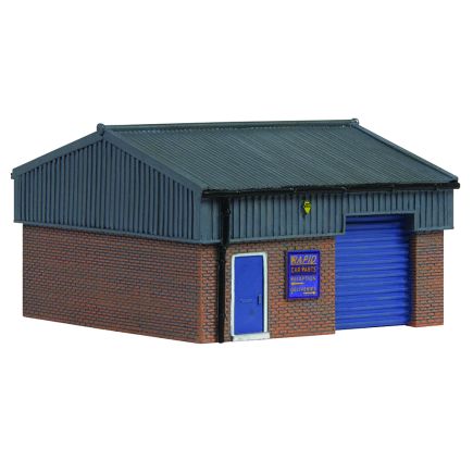 Graham Farish 42-0090B N Gauge Small Industrial Unit Blue