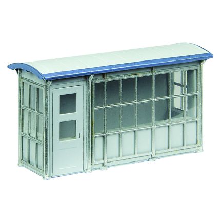 Bachmann 44-0545 OO Gauge Metal Platform Shelter Blue
